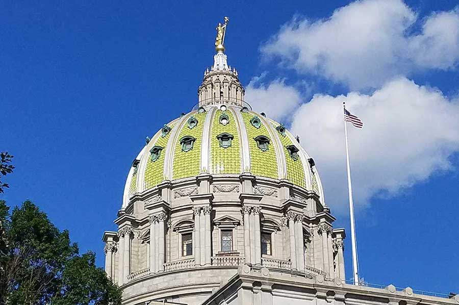 Capitol Building in Harrisburg, Dauphin County
