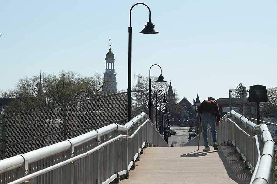 Pedestrian Bridge in Mifflintown, Juniata County