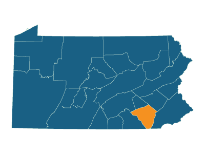 Lancaster County map