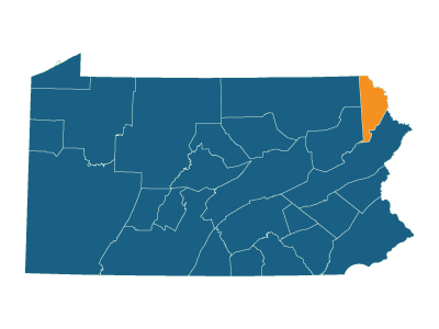 Wayne County map